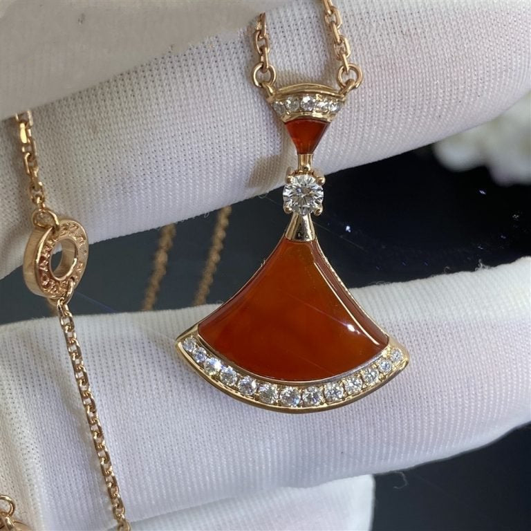[Marins]DREAM NECKLACE CARNELIAN DIAMOND