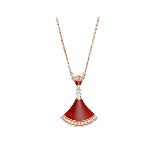 [Marins]DREAM NECKLACE CARNELIAN DIAMOND