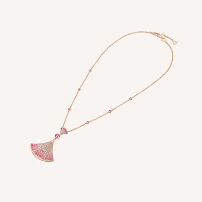 [Marins]DREAM NECKLACK DIAMOND PINK GOLD