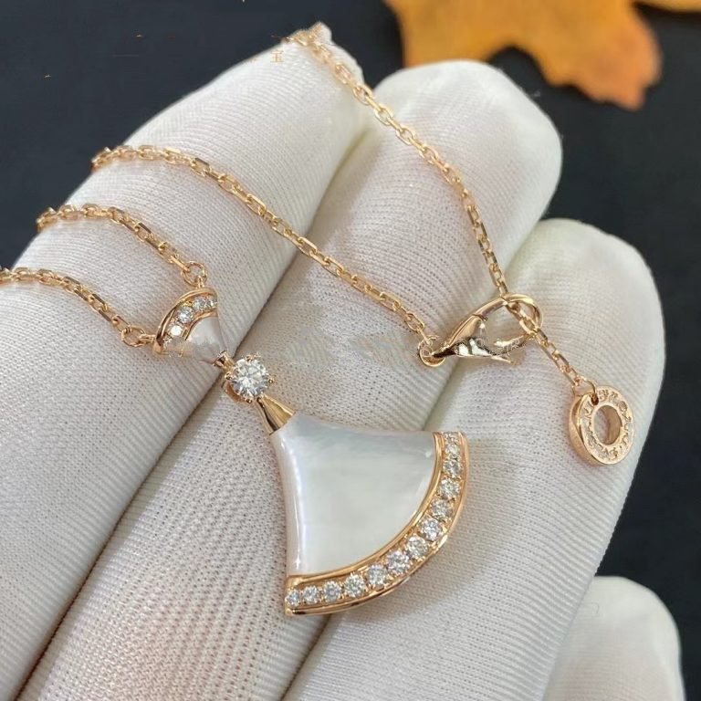 [Marins]DREAM NECKLACE MOP PINK GOLD DIAMOND