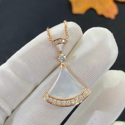 [Marins]DREAM NECKLACE MOP PINK GOLD DIAMOND