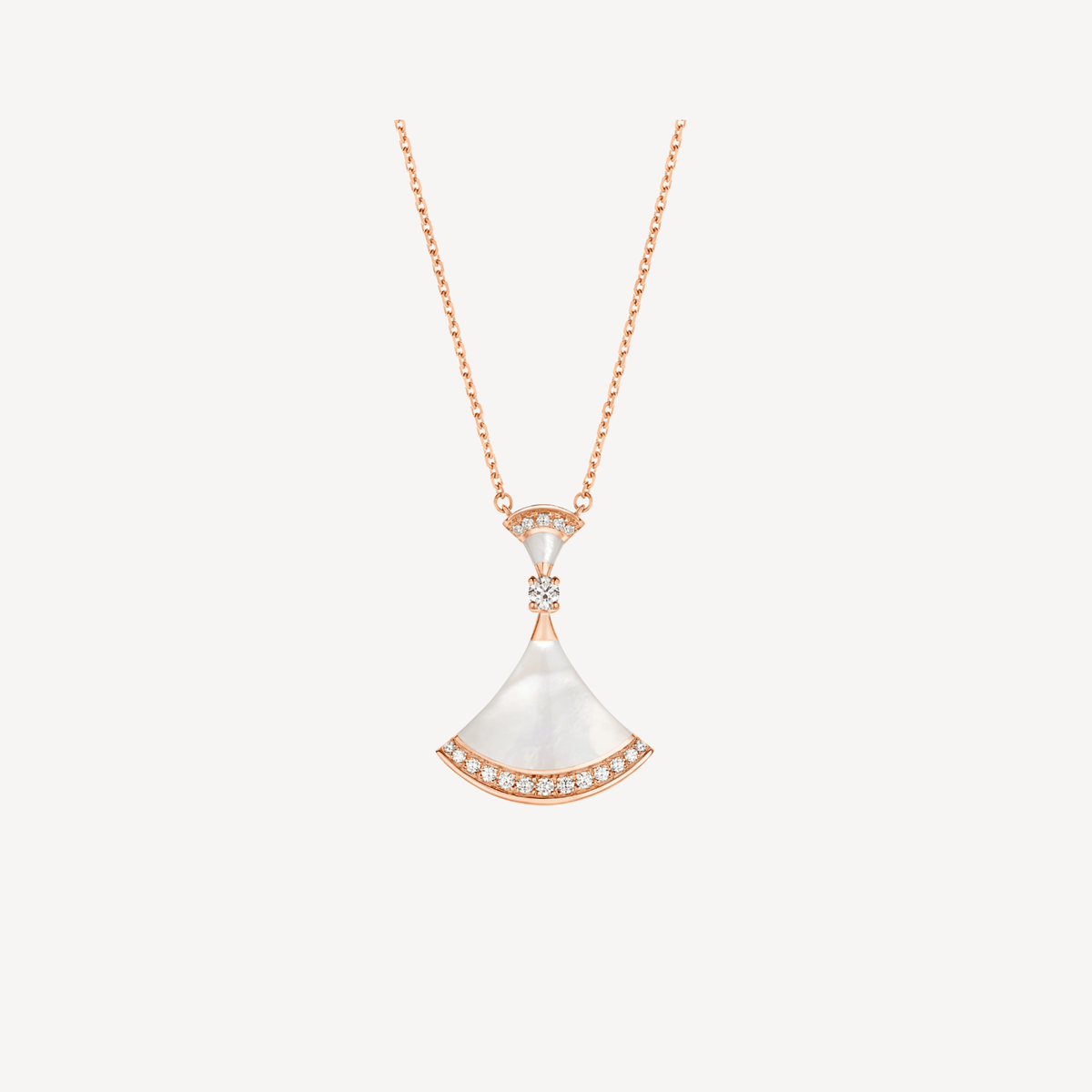 [Marins]DREAM NECKLACE MOP PINK GOLD DIAMOND