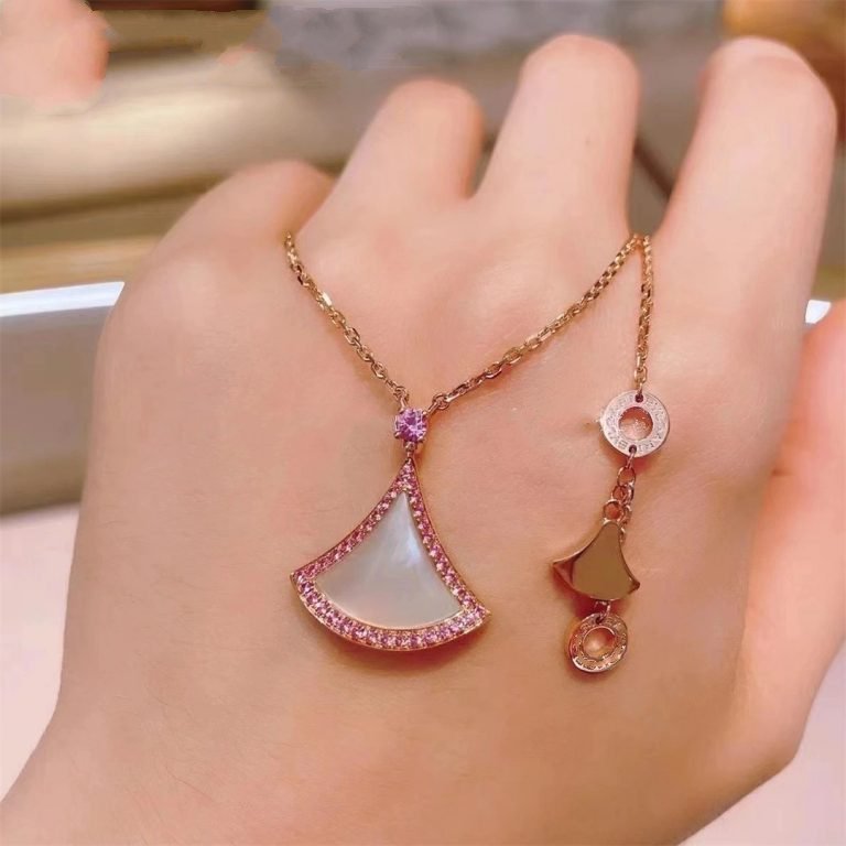 [Marins]DREAM NECKLACE MOP DIAMOND PINK