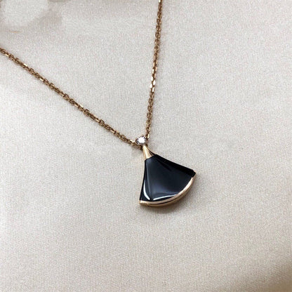 [Marins]DREAM NECKLACE ONYX 1 DIAMOND
