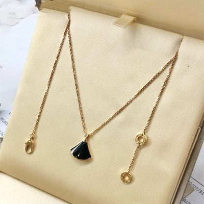 [Marins]DREAM NECKLACE ONYX 1 DIAMOND
