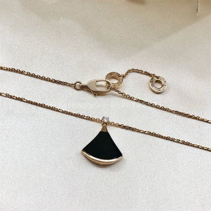 [Marins]DREAM NECKLACE ONYX 1 DIAMOND