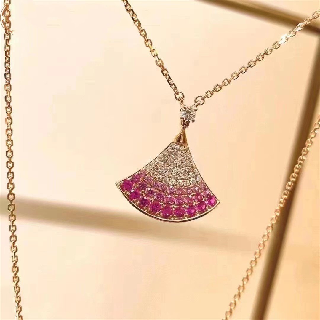 [Marins]DREAM NECKLACE PINK GOLD PINK DIAMOND