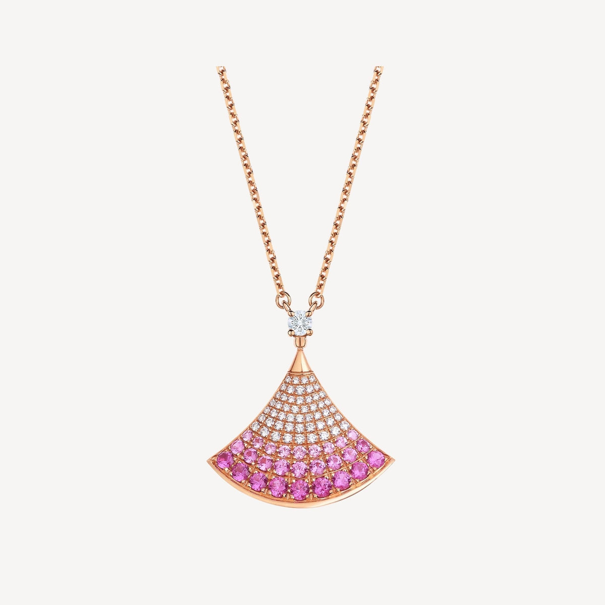 [Marins]DREAM NECKLACE PINK GOLD PINK DIAMOND