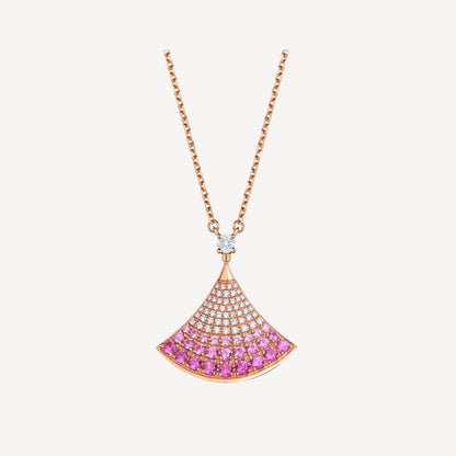 [Marins]DREAM NECKLACE PINK GOLD PINK DIAMOND