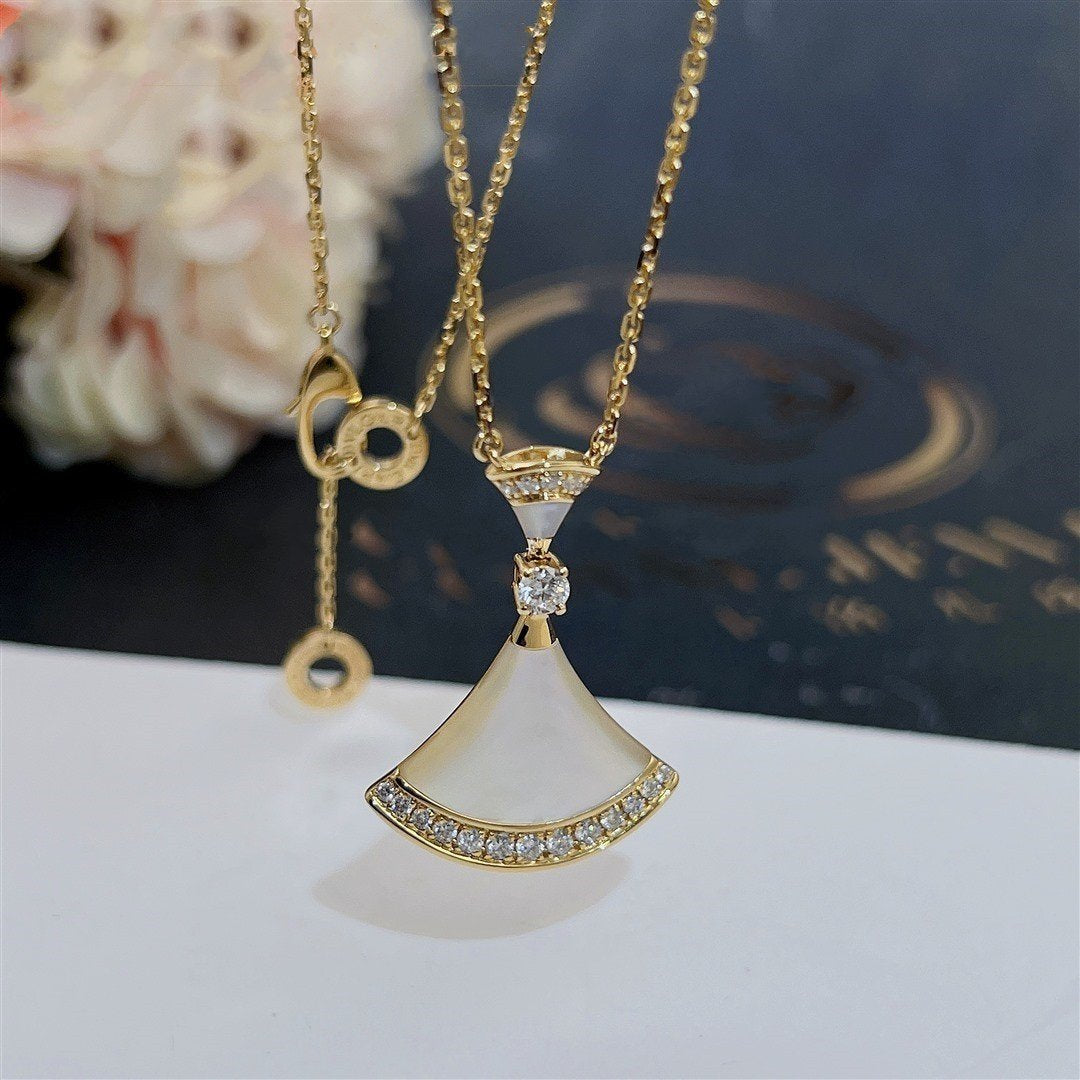 [Marins]DREAM NECKLACE MOP GOLD DIAMOND