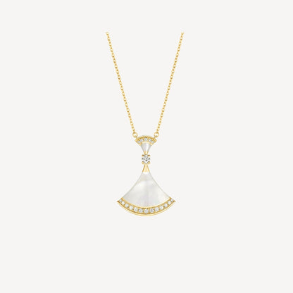 [Marins]DREAM NECKLACE MOP GOLD DIAMOND
