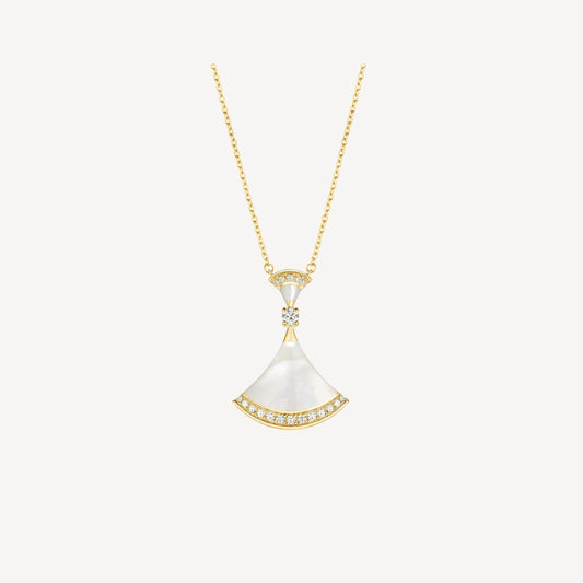 [Marins]DREAM NECKLACE MOP GOLD DIAMOND