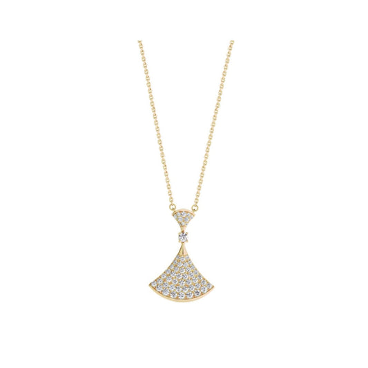 [Marins]DREAM NECKLACE GOLD FULL DIAMOND