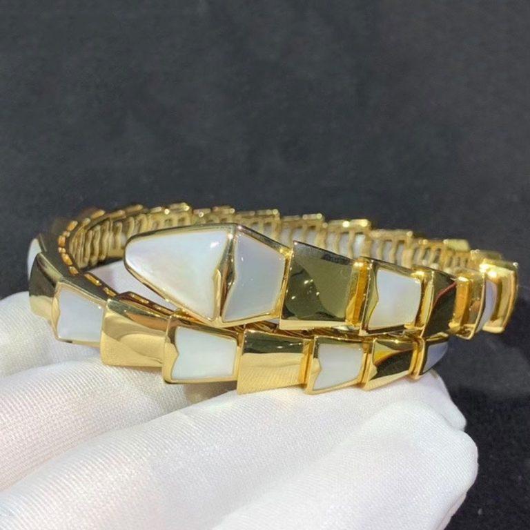 [Marins]SERPENTI BRACELET MOP GOLD