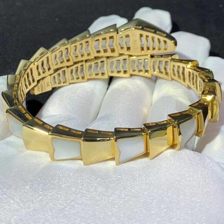 [Marins]SERPENTI BRACELET MOP GOLD