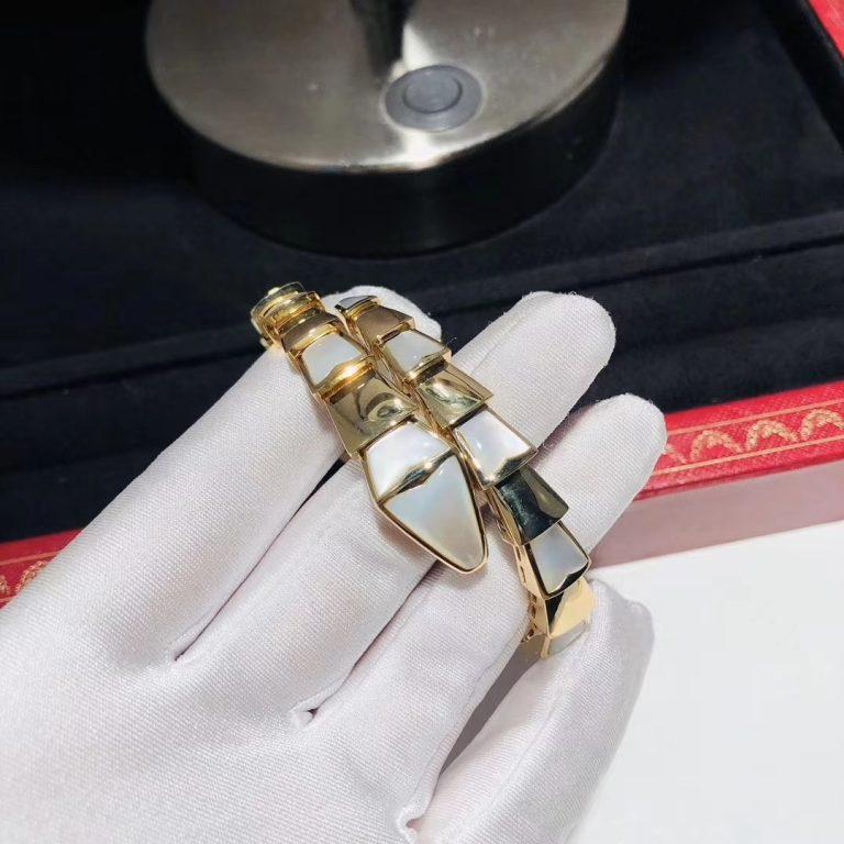 [Marins]SERPENTI BRACELET MOP GOLD