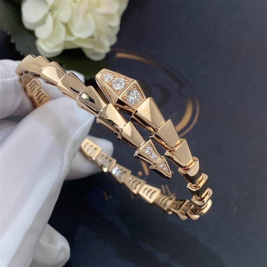 [Marins]SERPENTI BRACELET DIAMONDS PINK GOLD