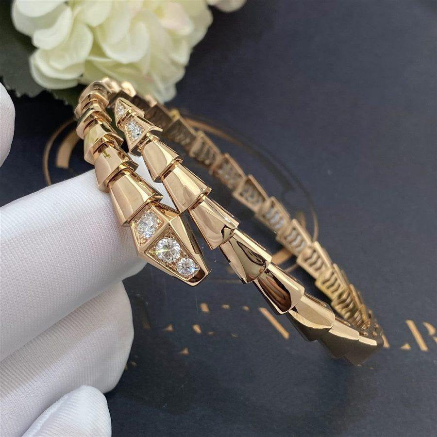 [Marins]SERPENTI BRACELET DIAMONDS PINK GOLD