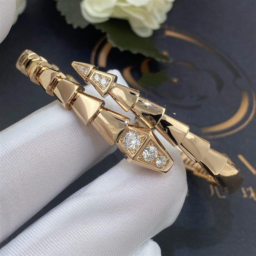 [Marins]SERPENTI BRACELET DIAMONDS PINK GOLD
