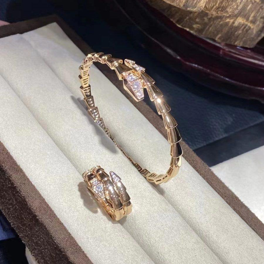 [Marins]SERPENTI BRACELET DIAMONDS PINK GOLD