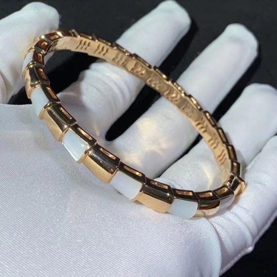 [Marins]SERPENTI BRACELET PINK GOLD MOP