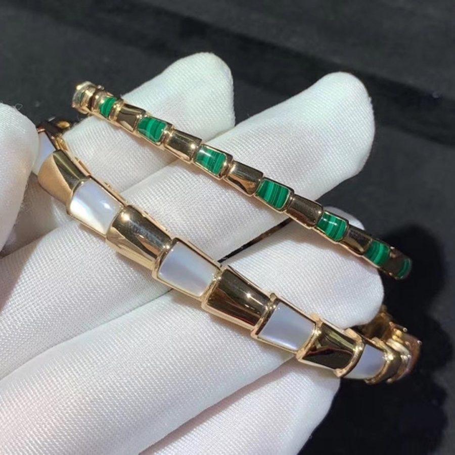 [Marins]SERPENTI BRACELET PINK GOLD MOP