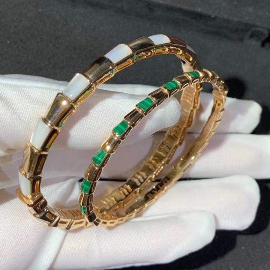 [Marins]SERPENTI BRACELET PINK GOLD MOP