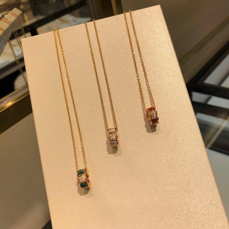 [Marins]SERPENTI PEDANT DIAMOND NECKLACE