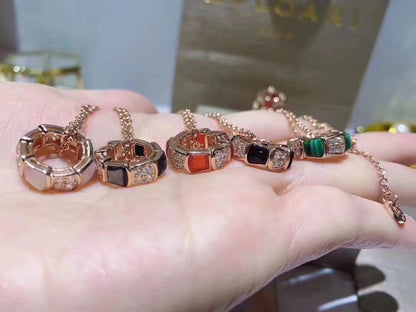 [Marins]SERPENTI PEDANT DIAMOND NECKLACE