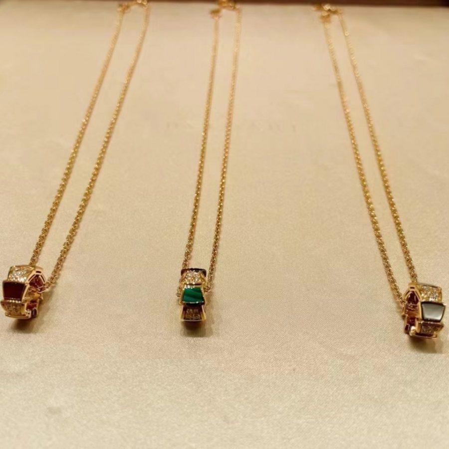 [Marins]SERPENTI PEDANT DIAMOND NECKLACE