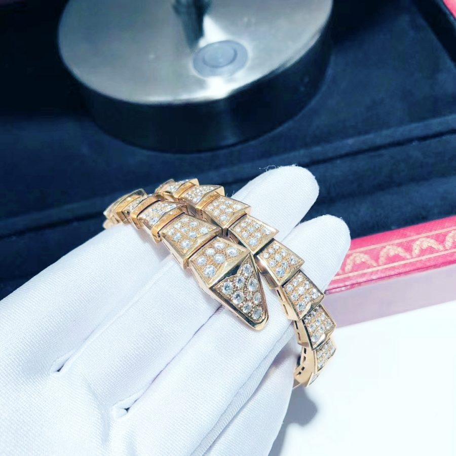 [Marins]SERPENTI BRACELET 8MM PINK GOLD DIAMOND