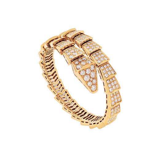 [Marins]SERPENTI BRACELET 8MM GOLD DIAMOND