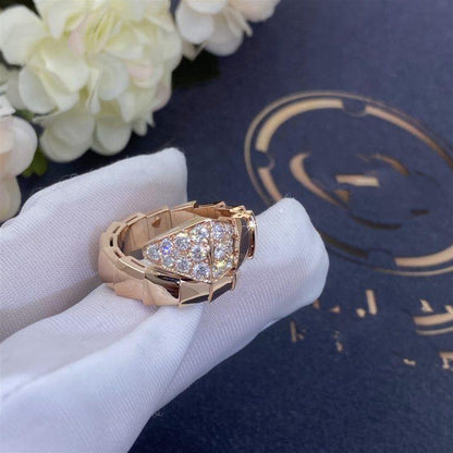 [Marins]SERPENTI RING PINK GOLD DIAMOND