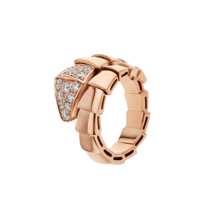 [Marins]SERPENTI RING PINK GOLD DIAMOND