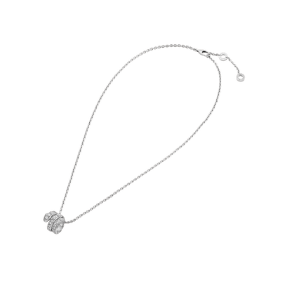 [Marins]SERPENTI  NECKLACE DOUBLE RING DIAMOND