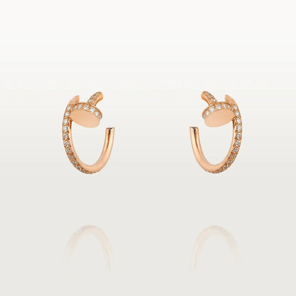 [Marins]JUSTE EARRINGS 12.75MM PINK GOLD DIAMOND