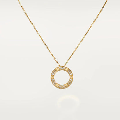 [Marins]LOVE NECKLACE ADJUSTABLE ROSE GOLD