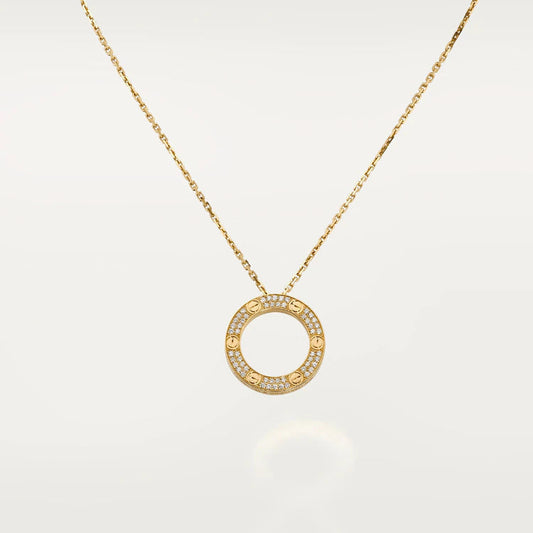 [Marins]LOVE NECKLACE ADJUSTABLE ROSE GOLD