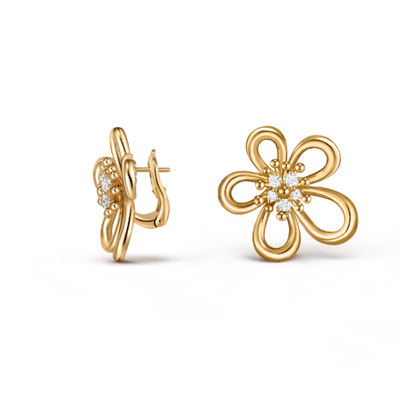 [Marins]FLOWERLACE EARRINGS