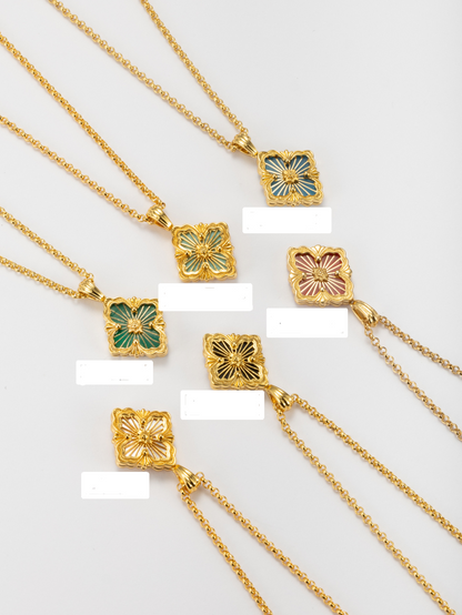 [Marins] B.C.L SMALL SIZE  ENAMEL NECKLACE（Various colors)