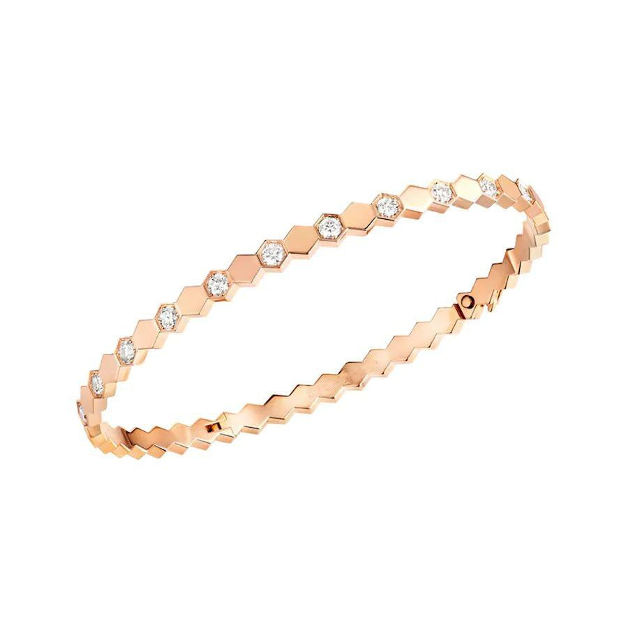 [Marins]BEE LOVE PINK GOLD DIAMOND BRACELET