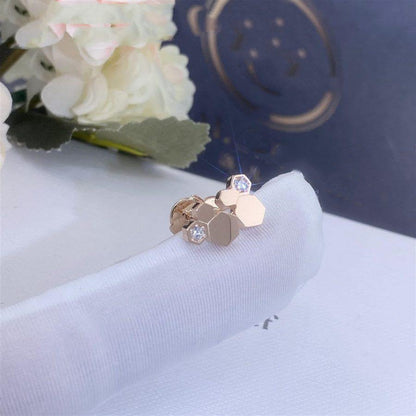 [Marins]BEE LOVE PINK GOLD DIAMOND EARRINGS