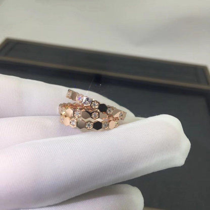 [Marins]BEE LOVE RING PINK GOLD DIAMOND