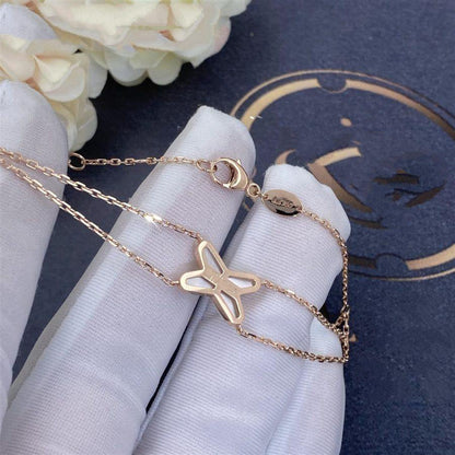 [Marins]JEUX BRACELET WHITE MOP PINK GOLD 1 DIAMOND