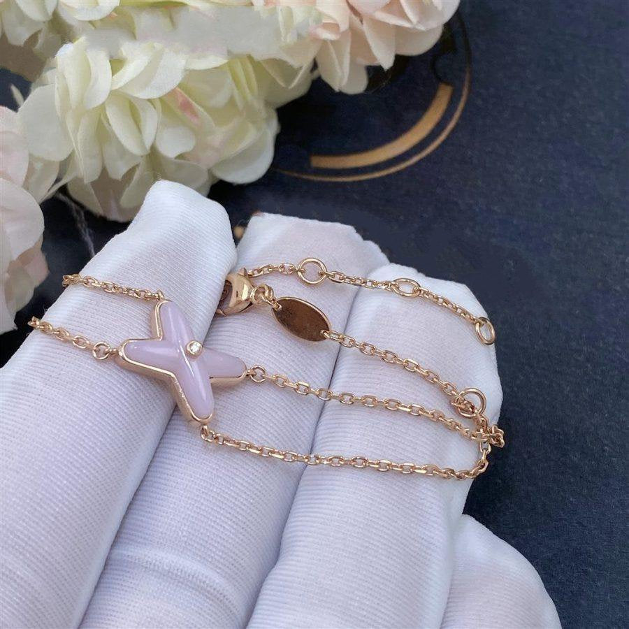 [Marins]JEUX BRACELET PINK MOP PINK GOLD 1 DIAMOND
