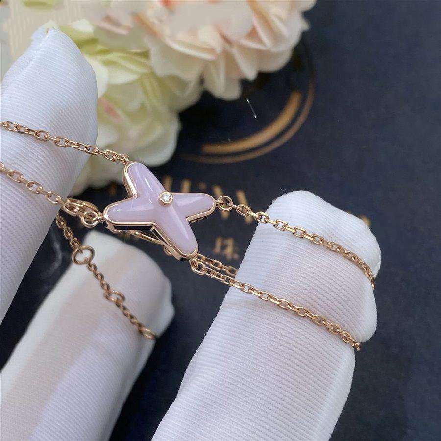 [Marins]JEUX BRACELET PINK MOP PINK GOLD 1 DIAMOND