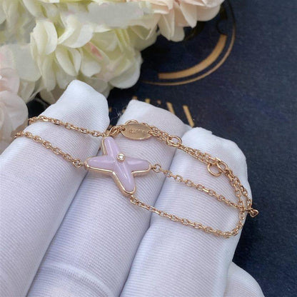 [Marins]JEUX BRACELET PINK MOP PINK GOLD 1 DIAMOND