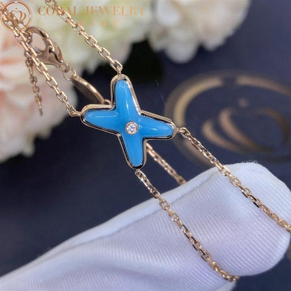 [Marins]JEUX BRACELET TURQUOISE PINK GOLD 1 DIAMOND