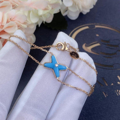 [Marins]JEUX BRACELET TURQUOISE PINK GOLD 1 DIAMOND