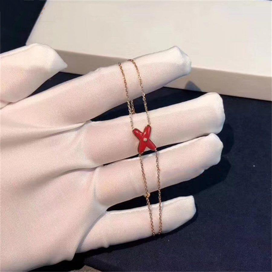 [Marins]JEUX BRACELET CARNELIAN PINK GOLD 1 DIAMOND